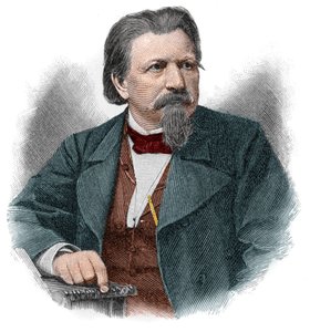 Karl Ferdinand Gutzkow (1811-1878), tysk författare, dramatiker och journalist. av Unknown artist