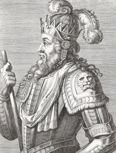 Kung Afonso V av Portugal. Porträtt. av Unknown artist