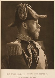 Kung George V, ca 1903 av Unknown Artist