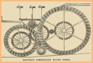 Kratzers kombination vattenkraft av Unknown Artist