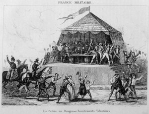 La patrie en danger - Frivilliga mönstringar. av Unknown artist