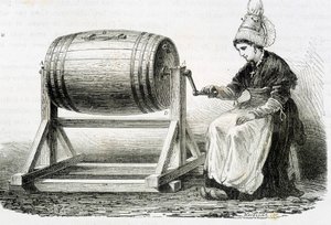 The Normande churn - i "" Industrins underverk"" av Louis Figuier av Unknown artist