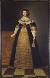 Ärkehertiginnan Cecilia Renee av Österrike - Porträtt av ärkehertiginnan Cecilia Renata av Österrike av Unknown artist