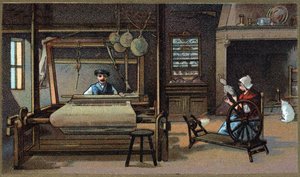 Sen 1800-tals kromolitografi av Unknown artist