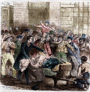 Kolera, Paris, april 1832. av Unknown artist