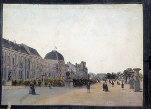 Les Tuileries - i "" Views of Paris for Panoptic Polyorama"", cirka 1850 av Unknown artist