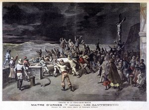 Les rescueurs: 7:e målningen av pjäsen "" Maître d