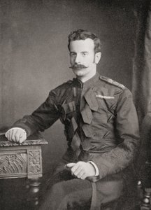 Generallöjtnant Douglas Mackinnon Baillie Hamilton Cochrane, 12:e Earl of Dundonald, från boken South Africa and the Transvaal War av Louis Creswicke, pub. 1900 av Unknown