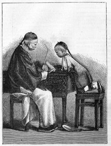 Livet i Kina på 1800-talet: En föreläsning av Unknown artist