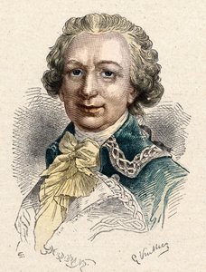 Louis Antoine, greve av Bougainville (1729-1811), fransk sjöfarare. av Unknown artist