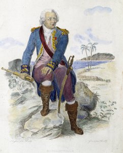 Louis Antoine, greve av Bougainville (1729-1811), fransk sjöfarare. - i "" Den franske Plutarchen"" av Mennechet av Unknown artist