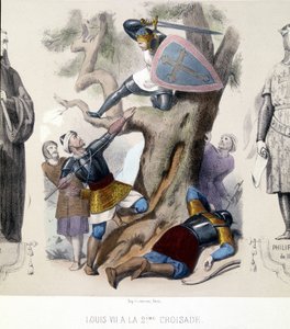 Ludvig VII den unge (1120/1180), Capetiens direkt under det andra korståget (1147/1149). av Unknown artist