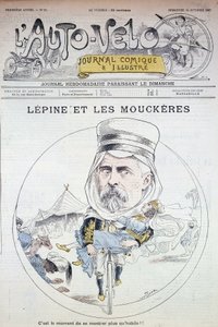 Lépine och Mouckères - i ""Auto-Vélo""" av 1897-12-12, Bibl.de la ville de Paris. av Unknown artist