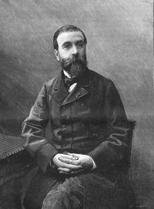 Ludovic Halévy. fransk författare 1834-1908 av Unknown artist