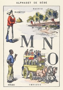 M N W: pott, simmare, negre, omnibus av Unknown artist