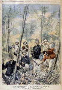 Madagaskarexpeditionen: i bushen - i "" Le Petit Journal", augusti 1895 av Unknown artist