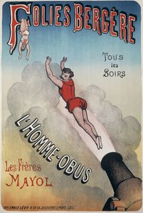 Tidningar (musiksal) - Folies-Bergere. (Folies Bergere) Varje natt man-skalet av Unknown artist