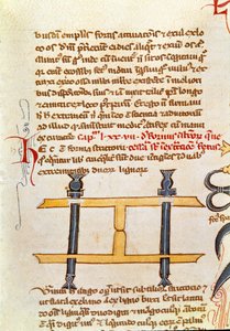 Manuskriptsida "" Kirurgi"" (MS. LAT.VII XXXII-3023) av Guillaume de Salicet (Guglielmo da Saliceto) (1207-1270) munk och läkare. 1300-talets Biblioteca Marciana Venedig av Unknown artist
