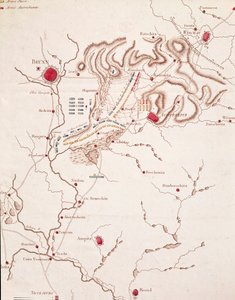 Karta över Austerlitz-slaget, 2 december 1805 av Unknown artist