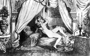 Marinette - i "History of my life"" av Casanova. Bryssel 1872. av Unknown artist
