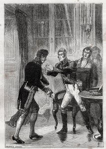 Möte mellan Charles Lemercier de Longpre (1778-1854), Baron d
