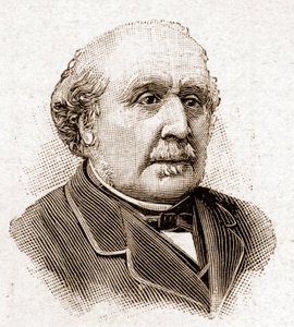 Medlemmar av Academy Francaise 1895: porträtt av Albert, hertig av Broglie (1821-1901), fransk historiker och politiker. av Unknown artist