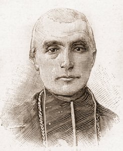 Medlemmar av Academy Francaise 1895: porträtt av kardinal Adolphe Perraud (1828-1906), fransk eveque och historiker. av Unknown artist
