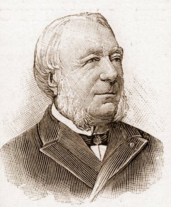 Medlemmar av Academy Francaise 1895: porträtt av Marie Louis Antoine Gaston Boissier (1823-1908), fransk historiker och filolog. av Unknown artist
