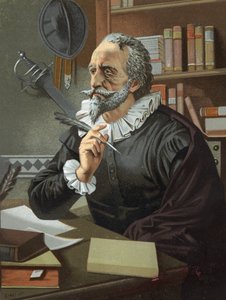 Miguel de Cervantes, spansk författare (1547 - 1616) efter kända män och kvinnor. Barcelona 1877. av Unknown artist