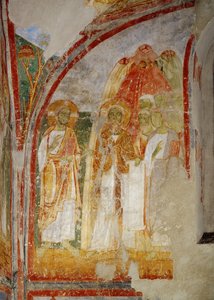 Muralmålningar i kyrkan i benediktinerklostret Lambach, Oberösterreich (fresker) av Unknown artist