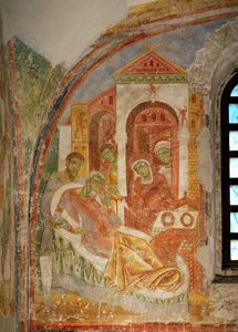 Muralmålningar i kyrkan i benediktinerklostret Lambach, Oberösterreich (fresker) av Unknown artist