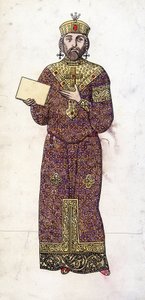 Nicephorus III Botaneiates eller Botaniate (bysantinsk kejsare från 1078 till 1081) av Unknown artist