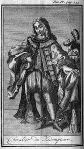 Ridderorden. Riddare av Frälsaren eller Jesu dyrbara blod i hertigen av Mantua (Mantova) på 1600-talet. I "" historia om militära order eller riddare, om de säkra och rutinmässiga miliserna av båda könen, som har etablerats hittills av Unknown artist