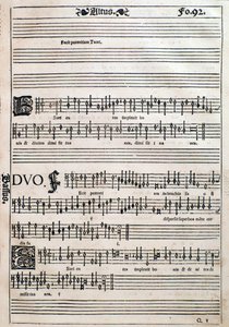 Sida från Liber octo Missarum (1541) av Unknown artist