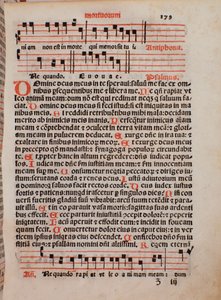 Sida i liturgiboken "The Priestly Book" av Castellini av Unknown artist