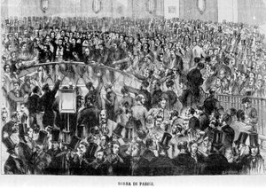 Parisbörsen (korg) 1870. av Unknown artist