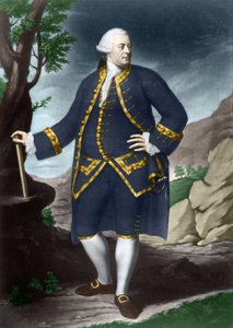 Pascal (Pasquale) Paoli (1725-1807), patriot av Korsika. av Unknown artist
