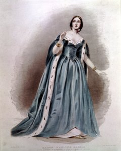 Pauline Viardot - Garcìa (1821-1910), fransk sångerska. i rollen som Desdemona. Otello av Gioacchino Rossini. av Unknown artist
