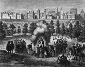 Förföljelser av protestanter i England på 1500-talet av Unknown Artist