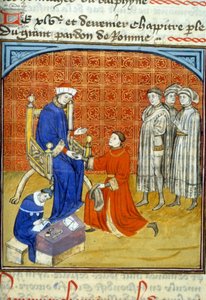 Philip VI, 512, 356r: Ansökan om auktorisation till Toulouse kommunala bibliotek (tel: 05 62 27 66 66) av Unknown artist