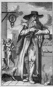 Pierre de Montmaur (1576 -1650) erudit, French poet of Latin expression - engraving av Unknown artist