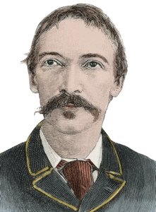 Porträtt Robert Louis Stevenson (1850-1894) - brittisk författare av Unknown artist
