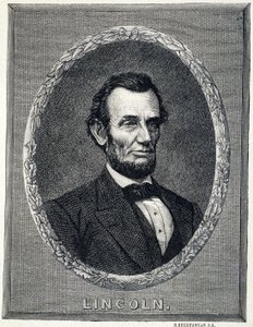 Porträtt av Abraham Lincoln (1809¿1865), USA:s president av Unknown artist