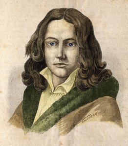 Porträtt av Adelbert de Chamisso (1781 - 1838) - i "" Les Contemporains"", n.d. sent 1800-tal. av Unknown artist