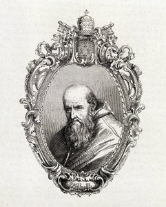 Porträtt av Alessandro Farnese, Paul III (1468 - 1549) påve från 1534 till 1549. av Unknown artist