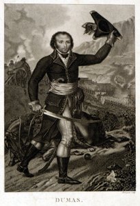 Porträtt av Alexandre Davy Dumas (1762-1806), far till Alexandre Dumas far av Unknown artist