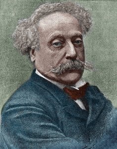 Porträtt av Alexandre Dumas Jr. (1824-1895), fransk författare. av Unknown artist