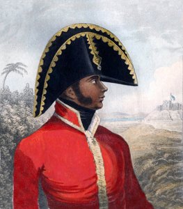 Porträtt av Alexandre Sabes (1770-1818), dit Petion - Haitis första president av Unknown artist