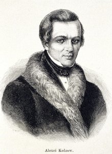 Porträtt av Alexei Kolzow av Unknown artist