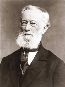 Porträtt av Alfred Krupp (1812 - 1887), fotografi mellan 1870 - 1887. av Unknown artist